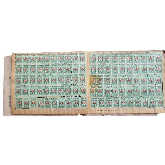 S&H Green Top Value Stamp Books Certificates Collection Vintage Saver Book Weis - Picture 8 of 10